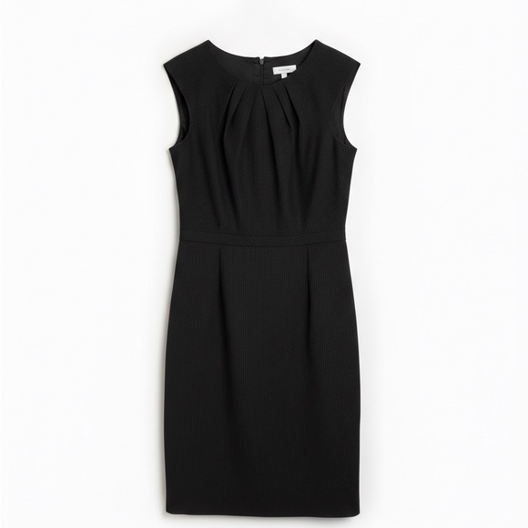 Professional and Elegant Charcoal set of Midi Dress and Jacket - Picture 3 of 6